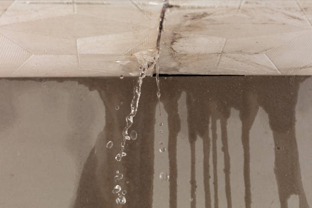Professional Burst Pipe Cleanup technician working in Portola Valley, CA